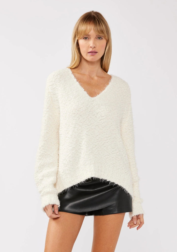 Popcorn Fuzzy Sweater