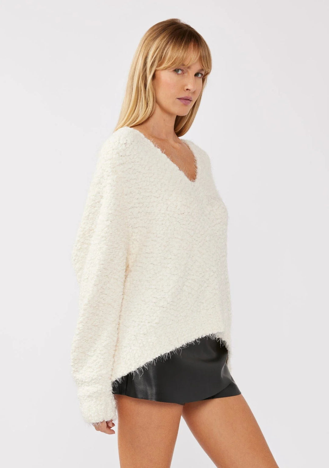 Popcorn Fuzzy Sweater