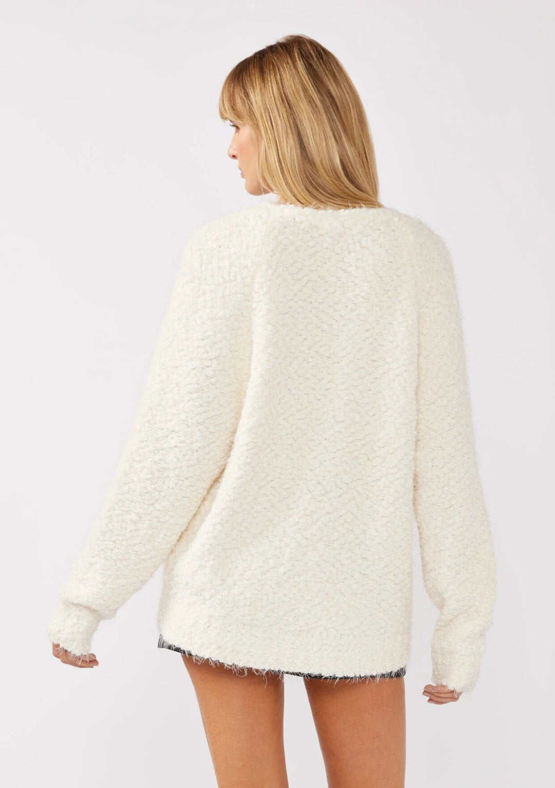 Popcorn Fuzzy Sweater