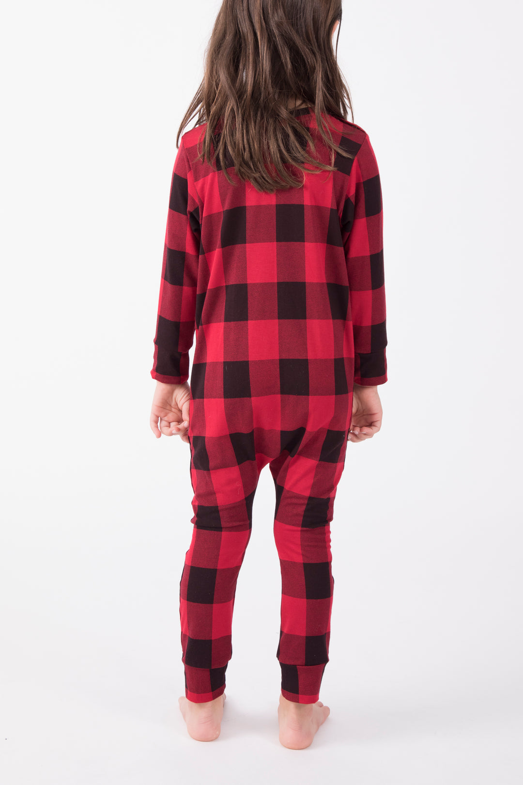 Kids Holiday Plaid Romper - Lav and Kush